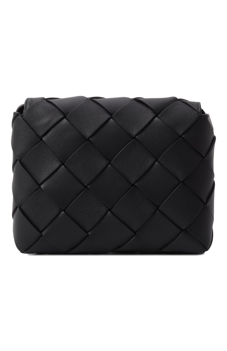 Мужская сумка diago small BOTTEGA VENETA черного цвета, арт. 795637/V56A1 | Фото 6 (Ремень/цепочка: На ремешке; Материал сплава: Проставлено; Размер: small; Материал: Натуральная кожа; Драгоценные камни: Проставлено)