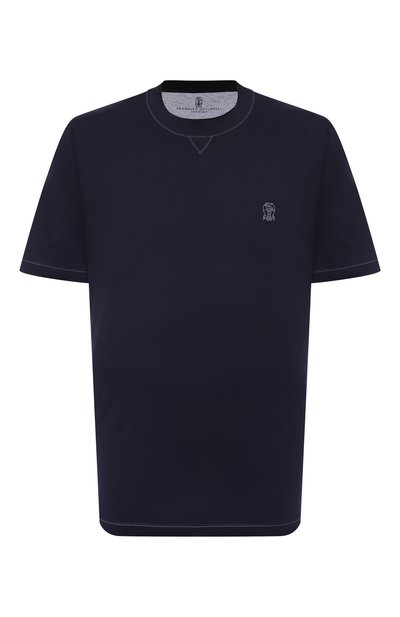 Мужская хлопковая футболка BRUNELLO CUCINELLI, арт. M0B131328G