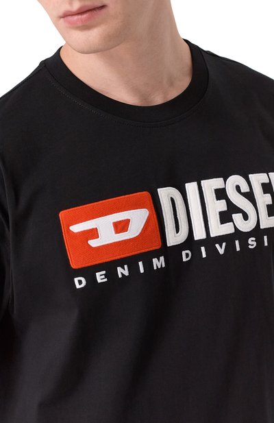 Хлопковая футболка DIESEL, арт. A14943/0GRAI, фото 5