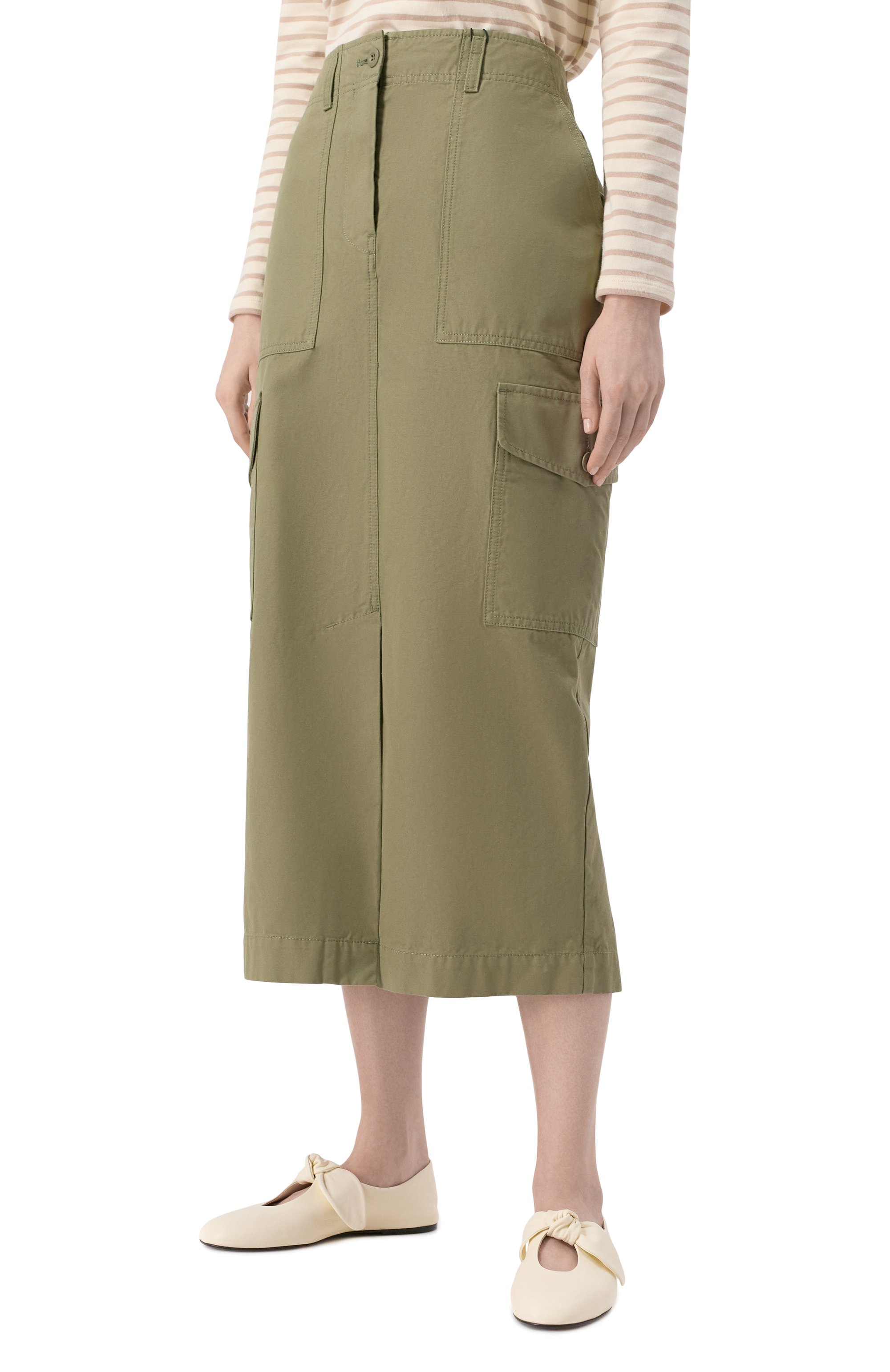 Хлопковая юбка WEEKEND MAX MARA, арт. CALAIS, фото 3