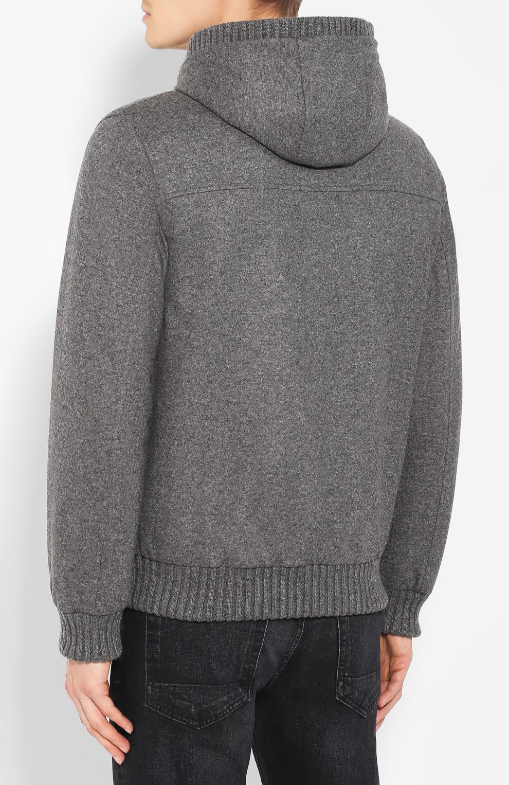 Кашемировый бомбер с меховой подкладкой LORO PIANA, арт. FAI3501, фото 4