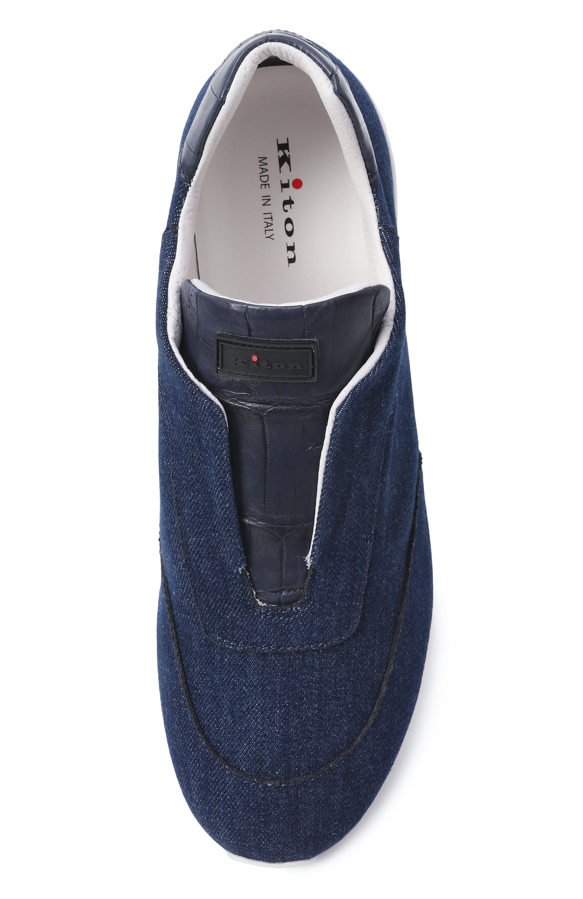 Текстильные кроссовки KITON, арт. USSA073N0115301, фото 6