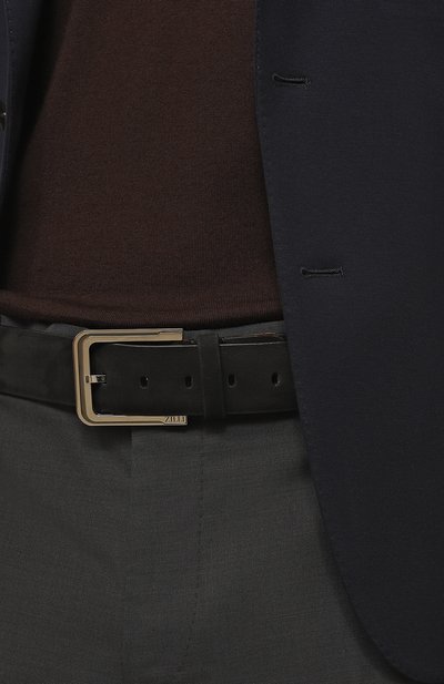 Ремень из нубука ZILLI, арт. MJL-CLAQE-01982/0100, фото 2