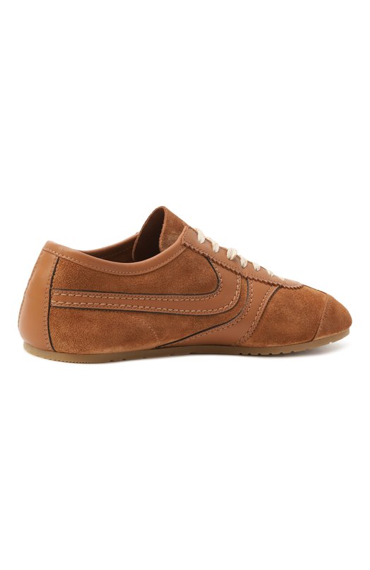 Замшевые кеды Dries Van Noten 021727-126-712 Коричневый  021727-126-712 Фото 5