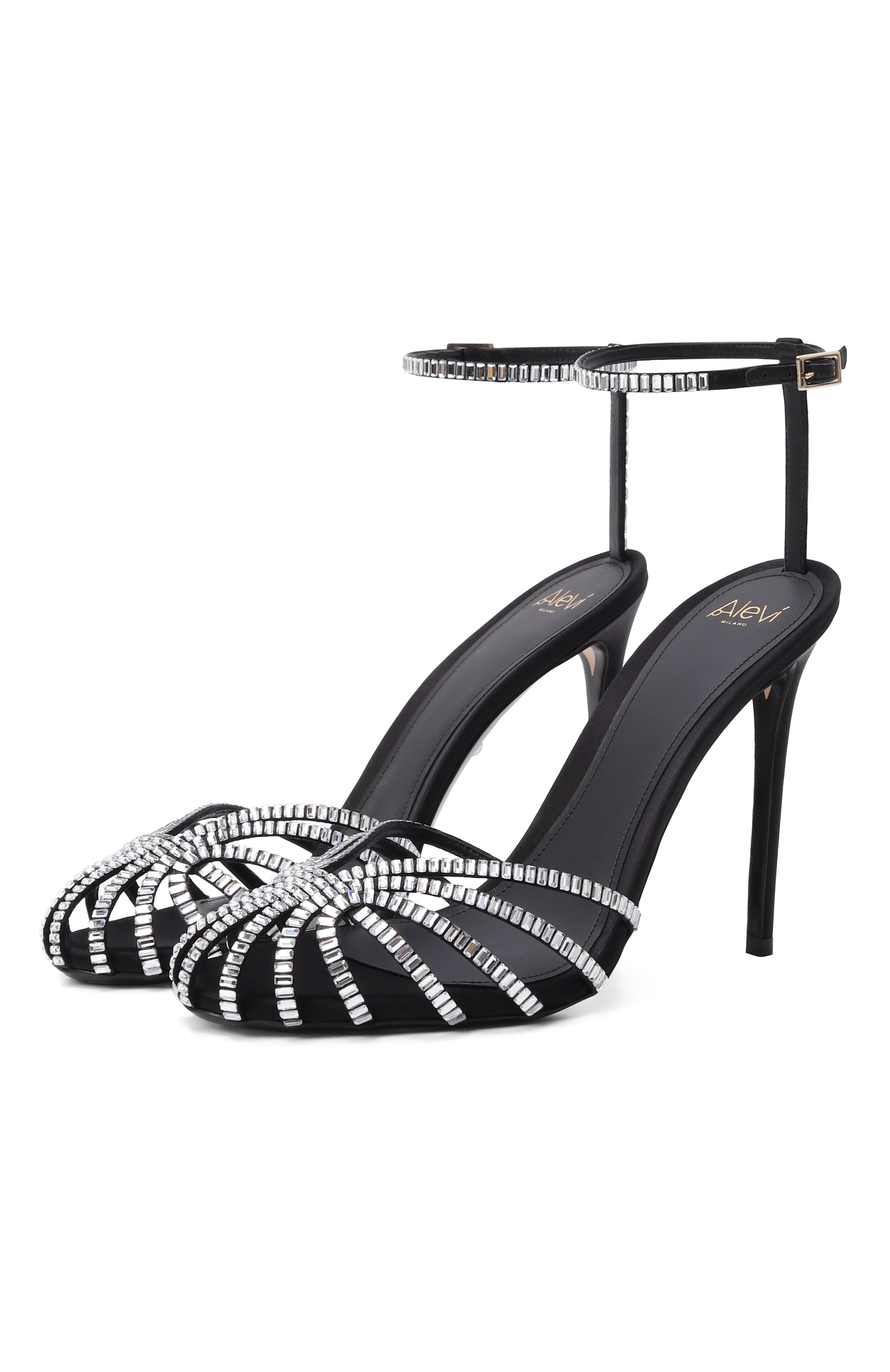 Текстильные босоножки penelope 110 ALEVI MILANO, арт. L26SC015.U.0222997/SATIN, фото 1