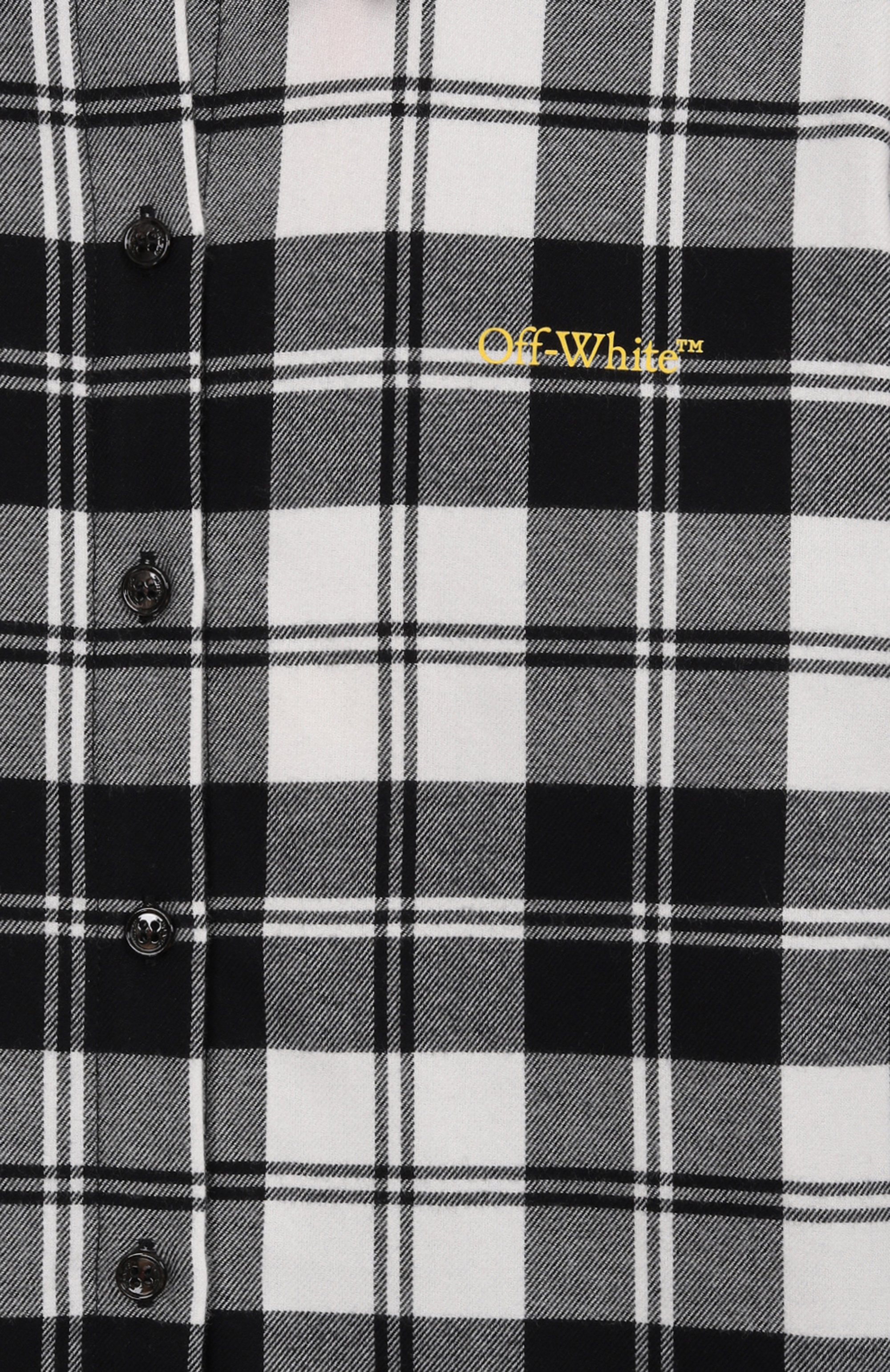 Хлопковое платье-рубашка OFF-WHITE, арт. 0GDB06HF25FAB001/12+, фото 3