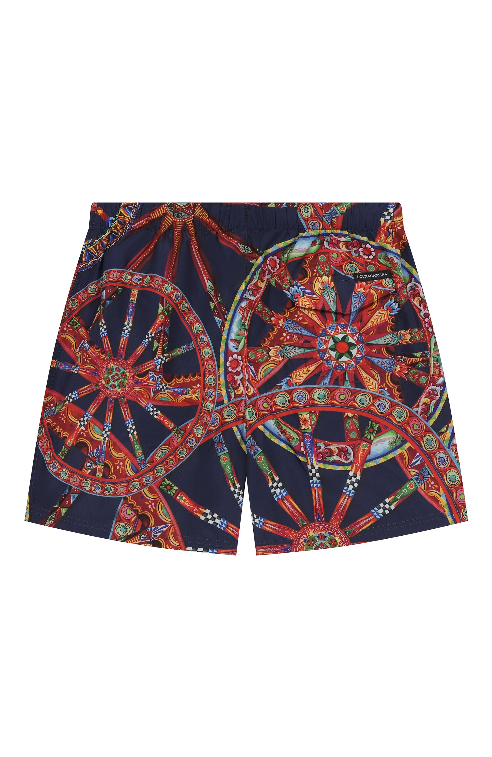 Плавки-шорты DOLCE & GABBANA темно-синего цвета по цене 28450 руб., арт. L4J818/0N0HZ_001, фото 2 Плавки-шорты DOLCE & GABBANA, арт. L4J818/0N0HZ_001, фото 2
