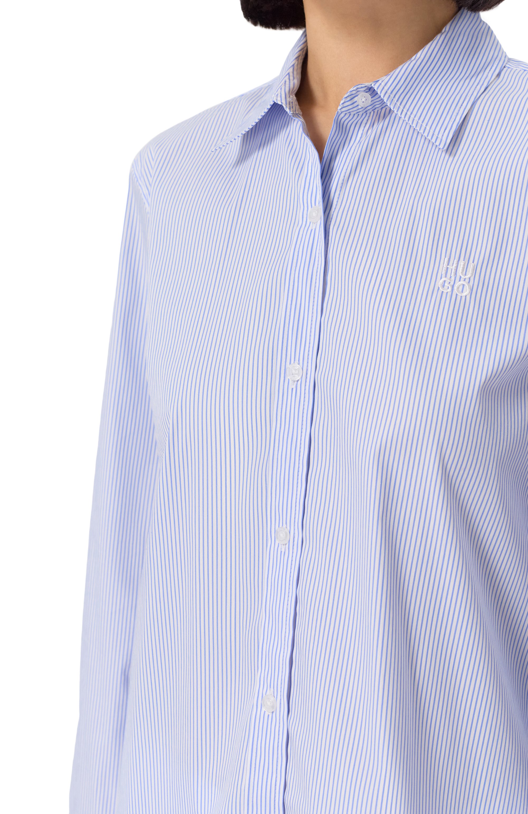 Хлопковая рубашка HUGO, арт. 50544090, фото 5