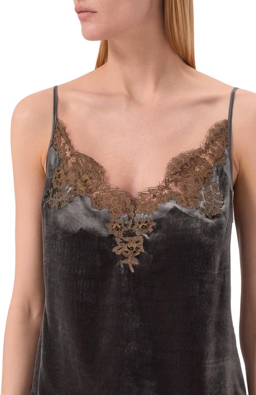 Бархатный топ I.D. Sarrieri L1138 Серый  L1138 Фото 5