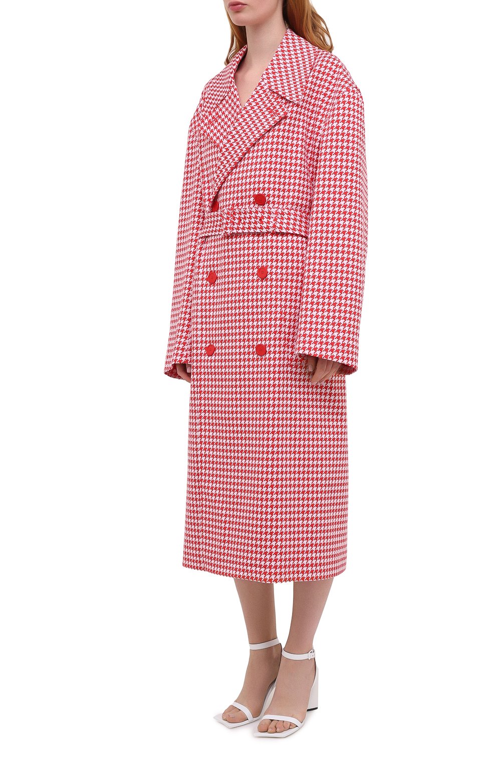 Пальто BALENCIAGA красного цвета по цене 213500 руб., арт. 626569/TIP05, фото 3 Пальто BALENCIAGA, арт. 626569/TIP05, фото 3