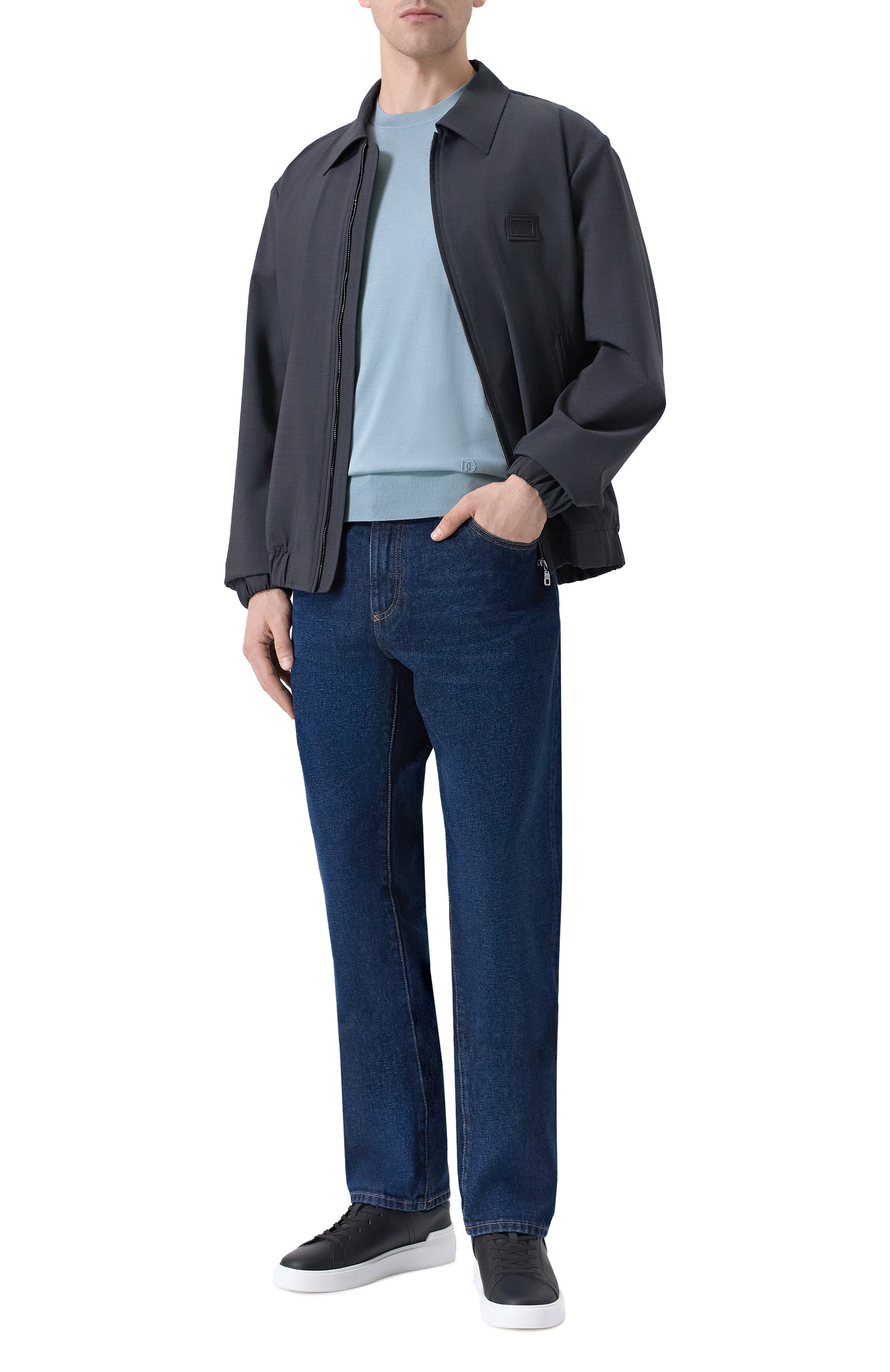 Шелковый джемпер DOLCE & GABBANA, арт. GXX03Z/JBS05, фото 2