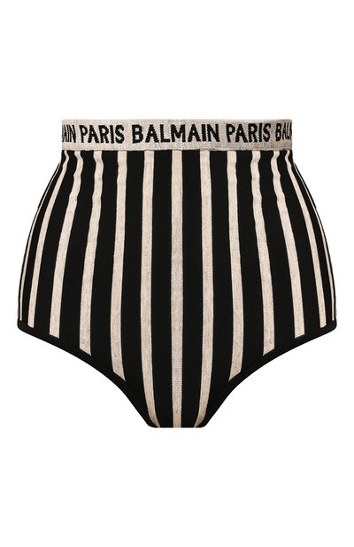 Женские трусы-шорты из вискозы и льна BALMAIN, арт. RF10967/K312