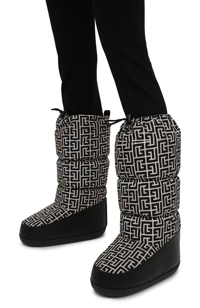 Текстильные сапоги balmain x rossignol BALMAIN, арт. WN4TA706/TNML, фото 3