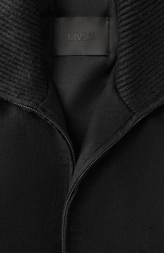 Пуховый кашемировый бомбер MVST M25.1PW.0002/PIACENZA 5824/20/2 Чёрный  M25.1PW.0002/PIACENZA 5824/20/2 Фото 5