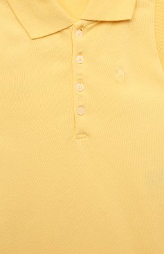 Детское хлопковое платье POLO RALPH LAUREN желтого цвета, арт. 313862270 | Фото 3 (Материал внешний: Хлопок; Девочки Кросс-КТ: Платье-одежда; Случай: Повседневный; Материал сплава: Проставлено; Драгоценные камни: Проставлено; Рукава: Без рукавов; Ростовка одежда: 12 лет | 152 см, 9 лет | 134 см, 8 лет | 128 см, 13 - 15 лет | 158 см)