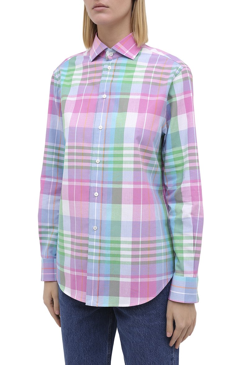 Хлопковая рубашка RALPH LAUREN, арт. 290797831, фото 4