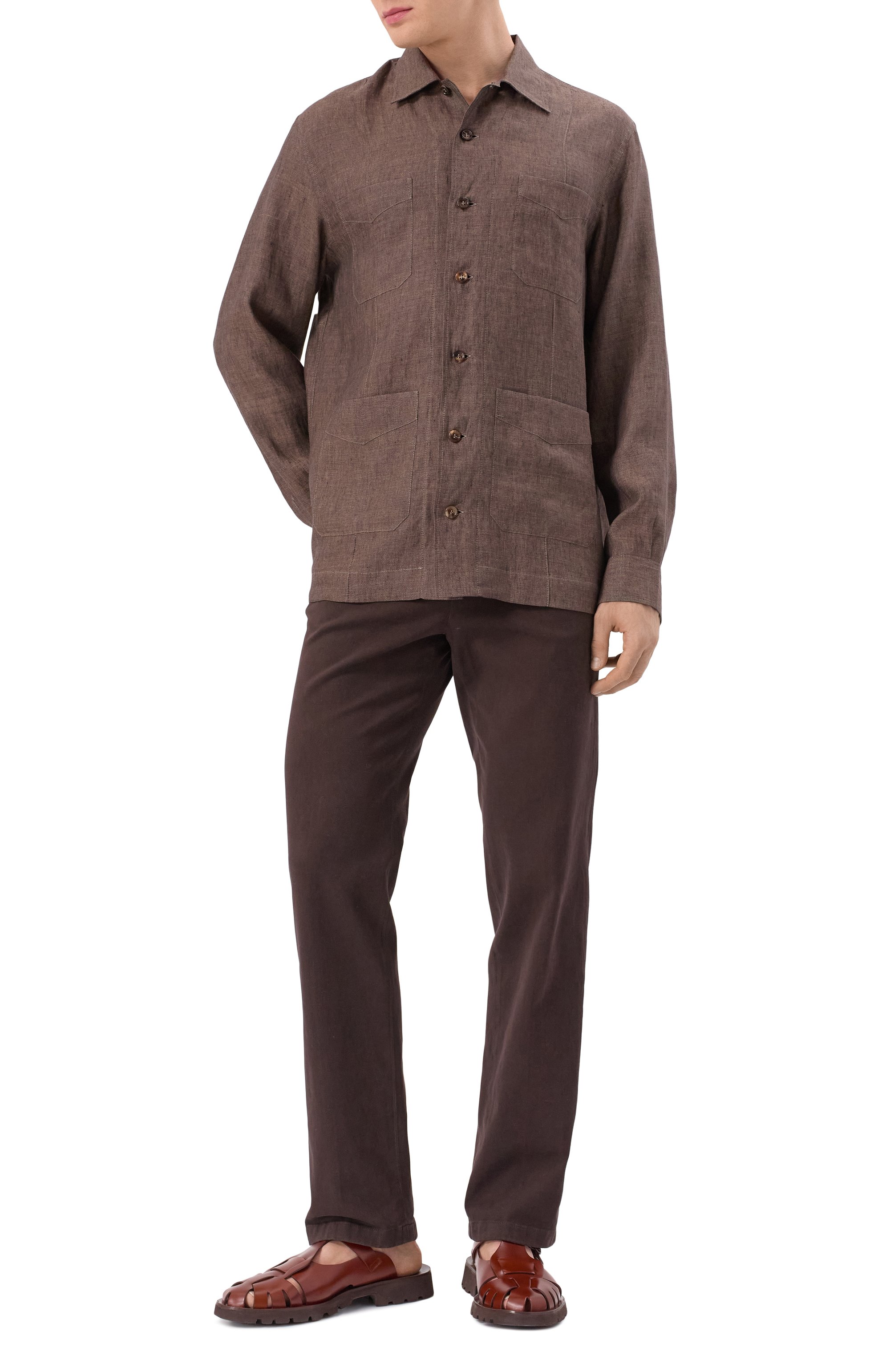 Кожаные сабо canya sport HEREU, арт. MFCASL, фото 2