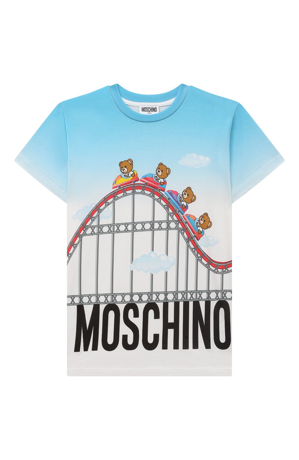 Хлопковая футболка MOSCHINO, арт. HPM03U/LAA23/10-14, фото 1