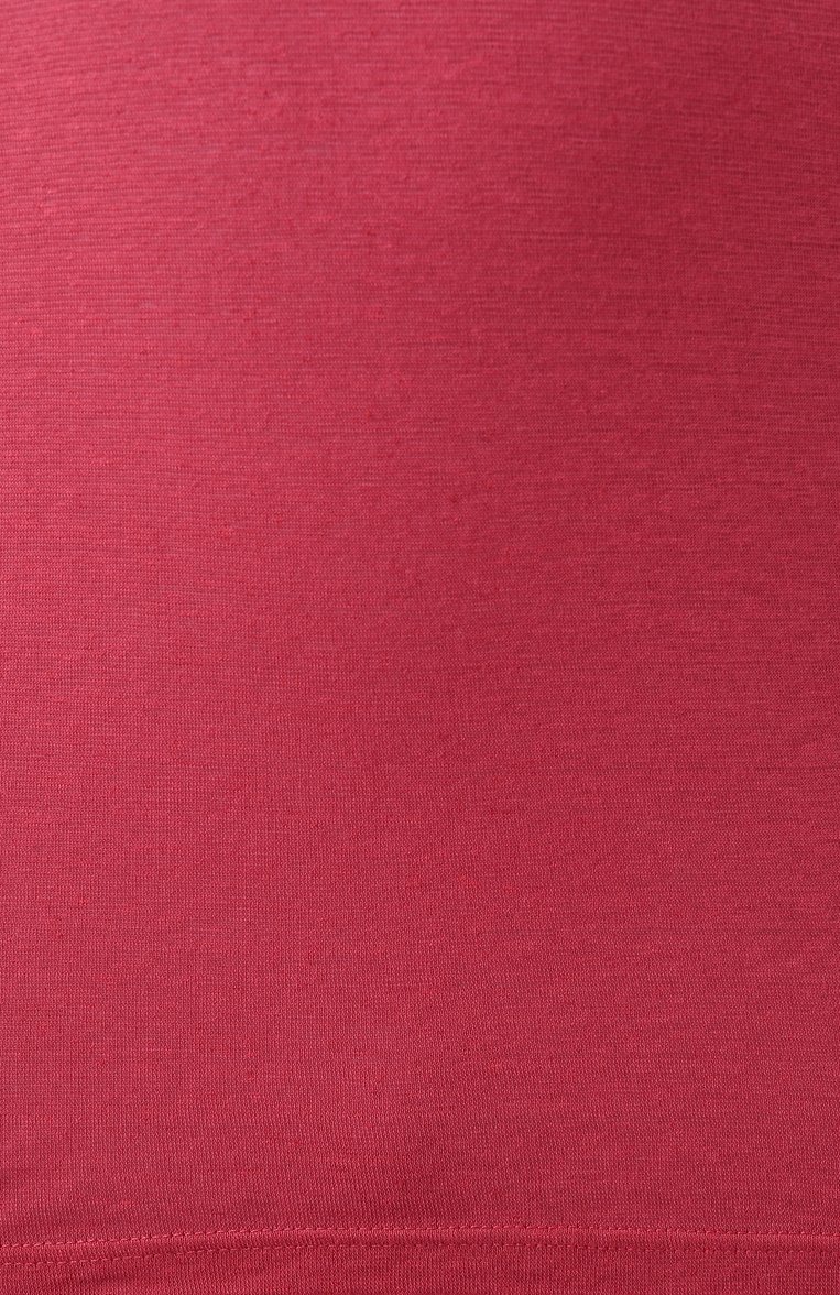 Мужская футболка из хлопка и льна 120% LINO красного цвета, арт. 32ALIM7186/G308/S01 | Фото 6 (Материал внешний: Лен, Хлопок; Рукава: Короткие; Драгоценные камни: Проставлено; Материал сплава: Проставлено; Длина (для топов): Стандартные; Принт: Без принта; Стили: Кэжуэл; Кросс-КТ: Джерси; Мужское Кросс-КТ: Футболка-одежда)
