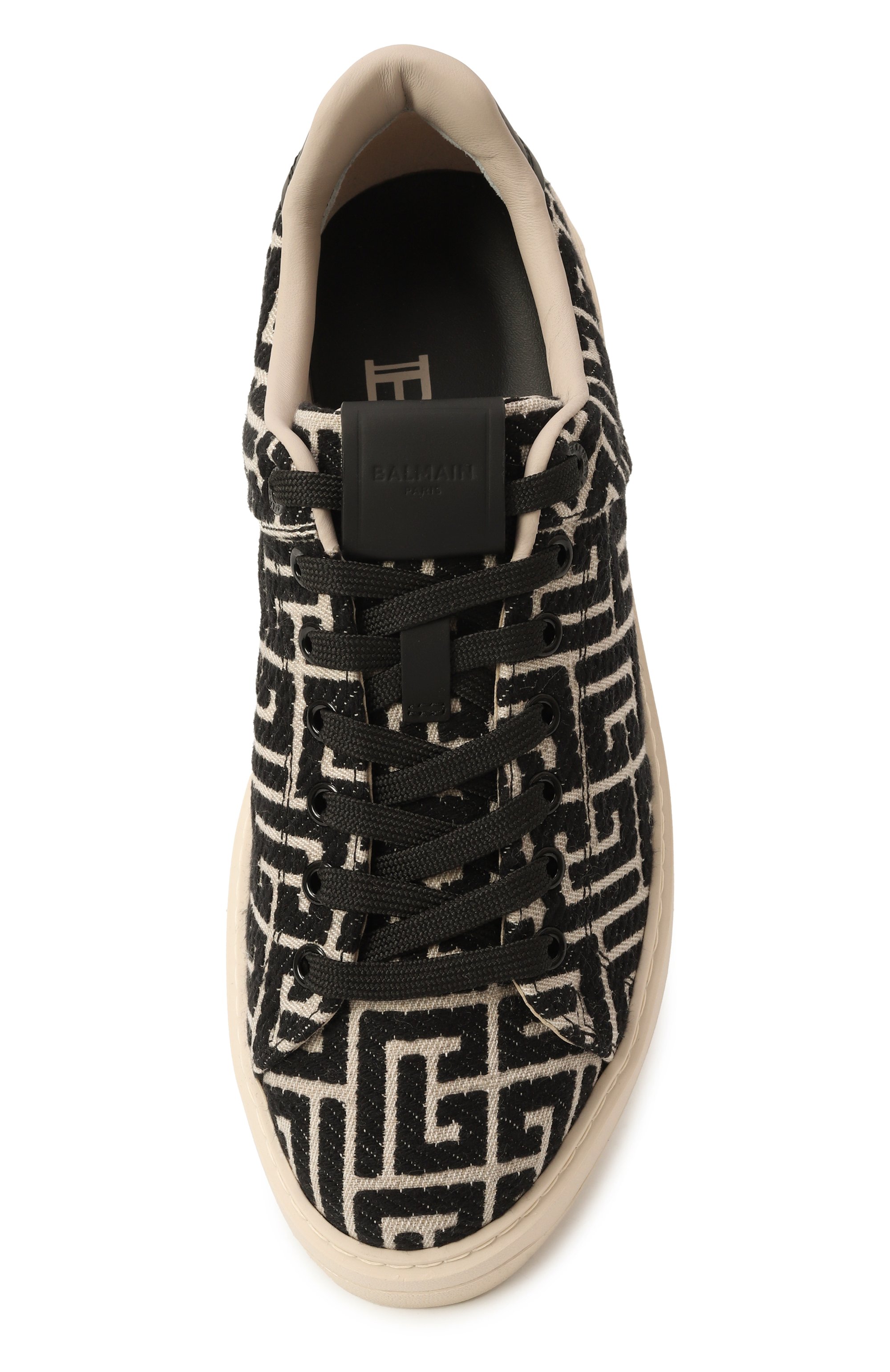 Текстильные кеды b-court BALMAIN, арт. DN1VI690/TJCM, фото 6