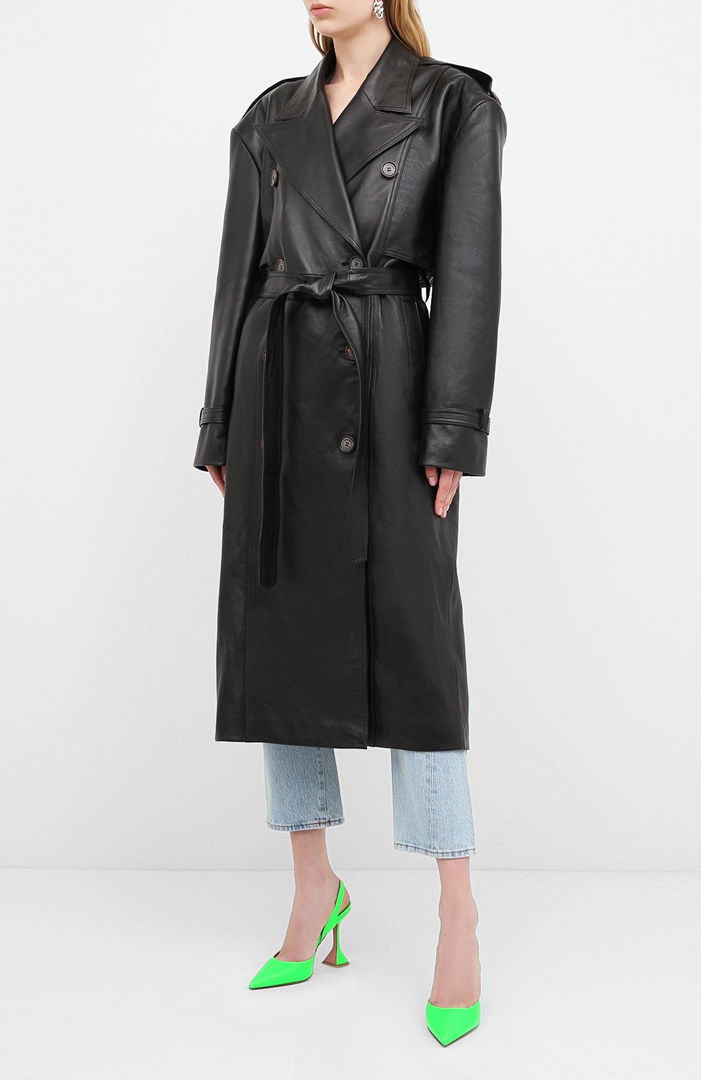 Кожаный тренч MAGDA BUTRYM, арт. 1835208008, фото 3