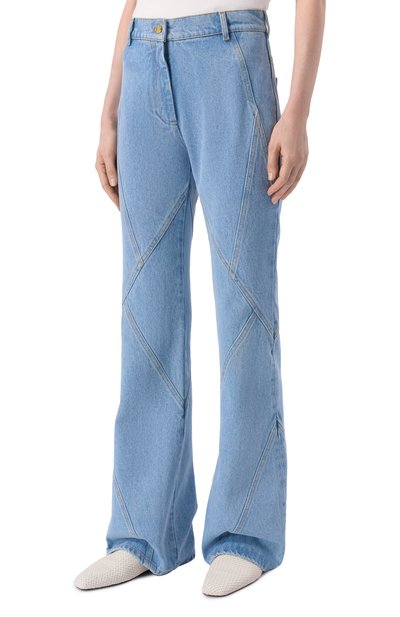 Джинсы NINA RICCI голубого цвета по цене 84550 руб., арт. 26PDPA018/C01119, фото 3 Джинсы NINA RICCI, арт. 26PDPA018/C01119, фото 3