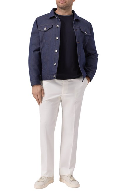 Мужская хлопковая футболка BRUNELLO CUCINELLI, арт. M0B137427W