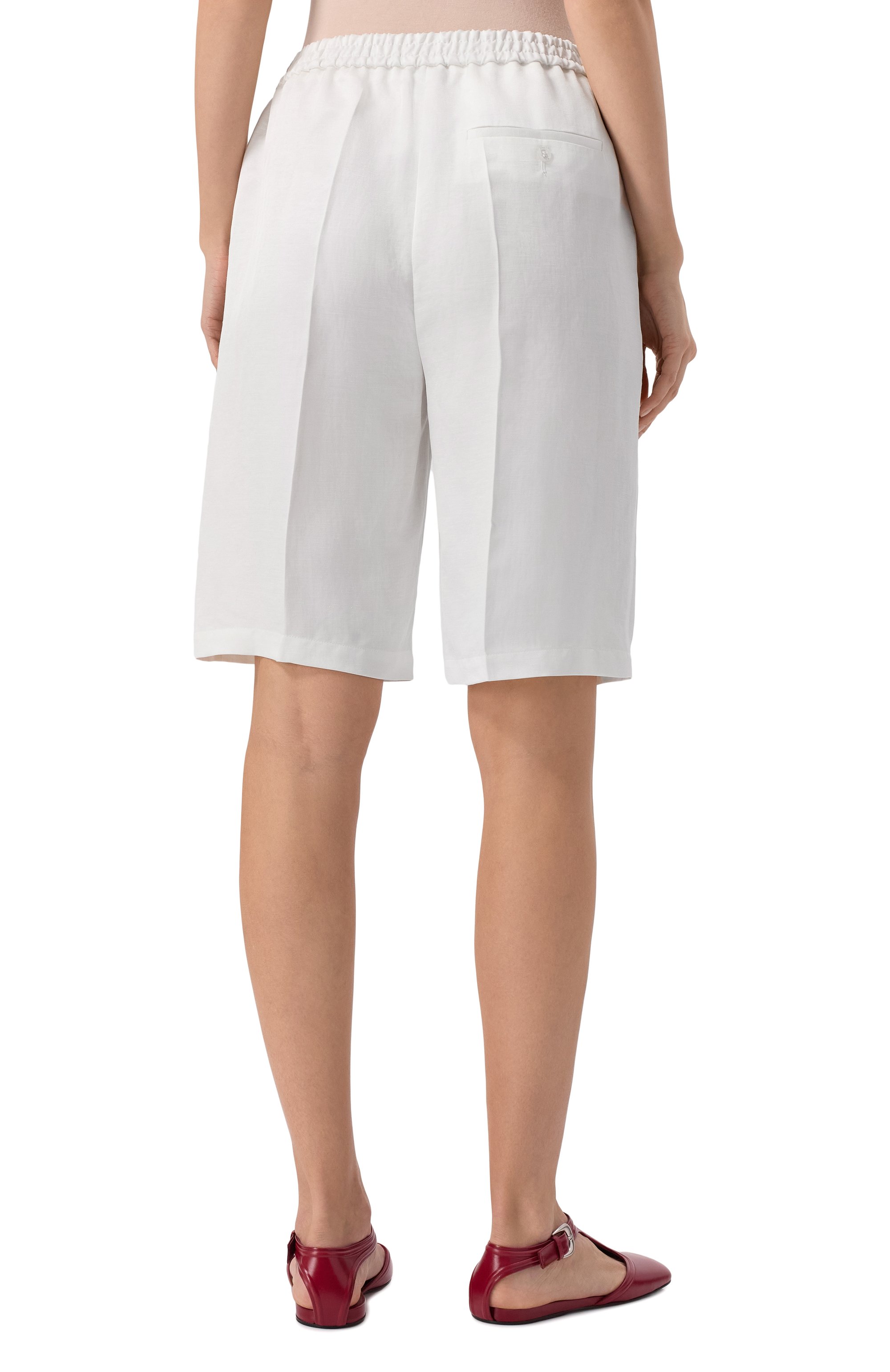 Шорты из вискозы и льна BOSS, арт. 50537403, фото 4