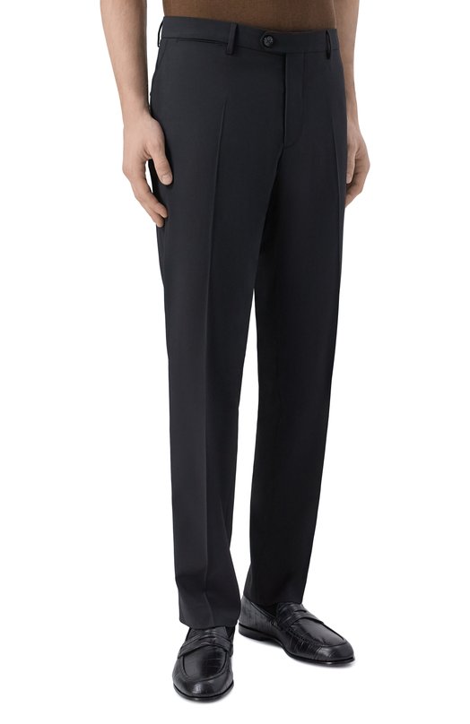 Шерстяные брюки Berwich ZIP/1/ZG1456X Чёрный  ZIP/1/ZG1456X Фото 3