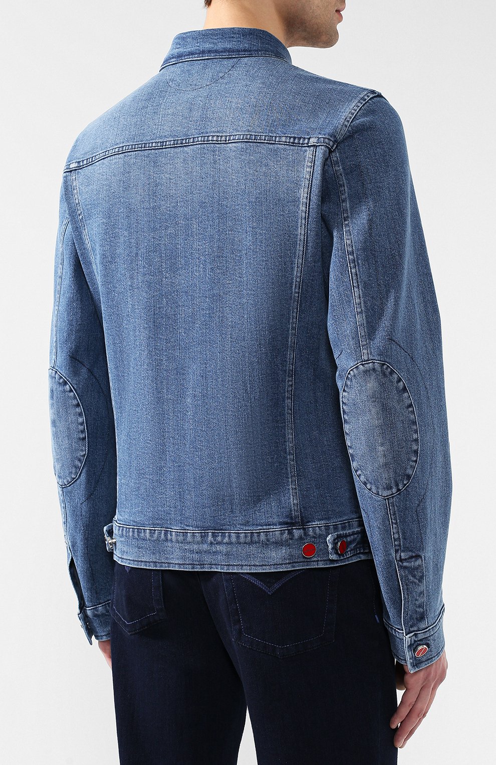 Джинсовая куртка KITON, арт. UW0506J07R52, фото 4