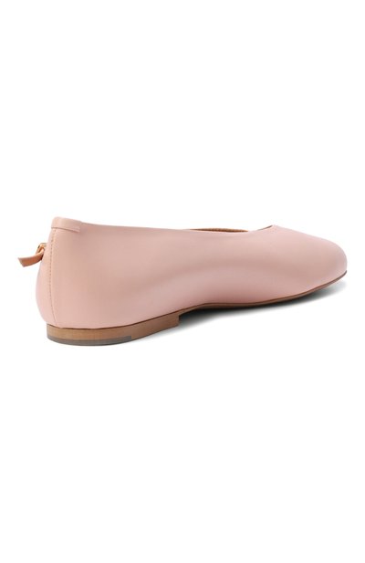 Кожаные балетки elyss JIL SANDER светло-розового цвета по цене 99000 руб., арт. J16WZ0020/P7588, фото 5 Кожаные балетки elyss JIL SANDER, арт. J16WZ0020/P7588, фото 5