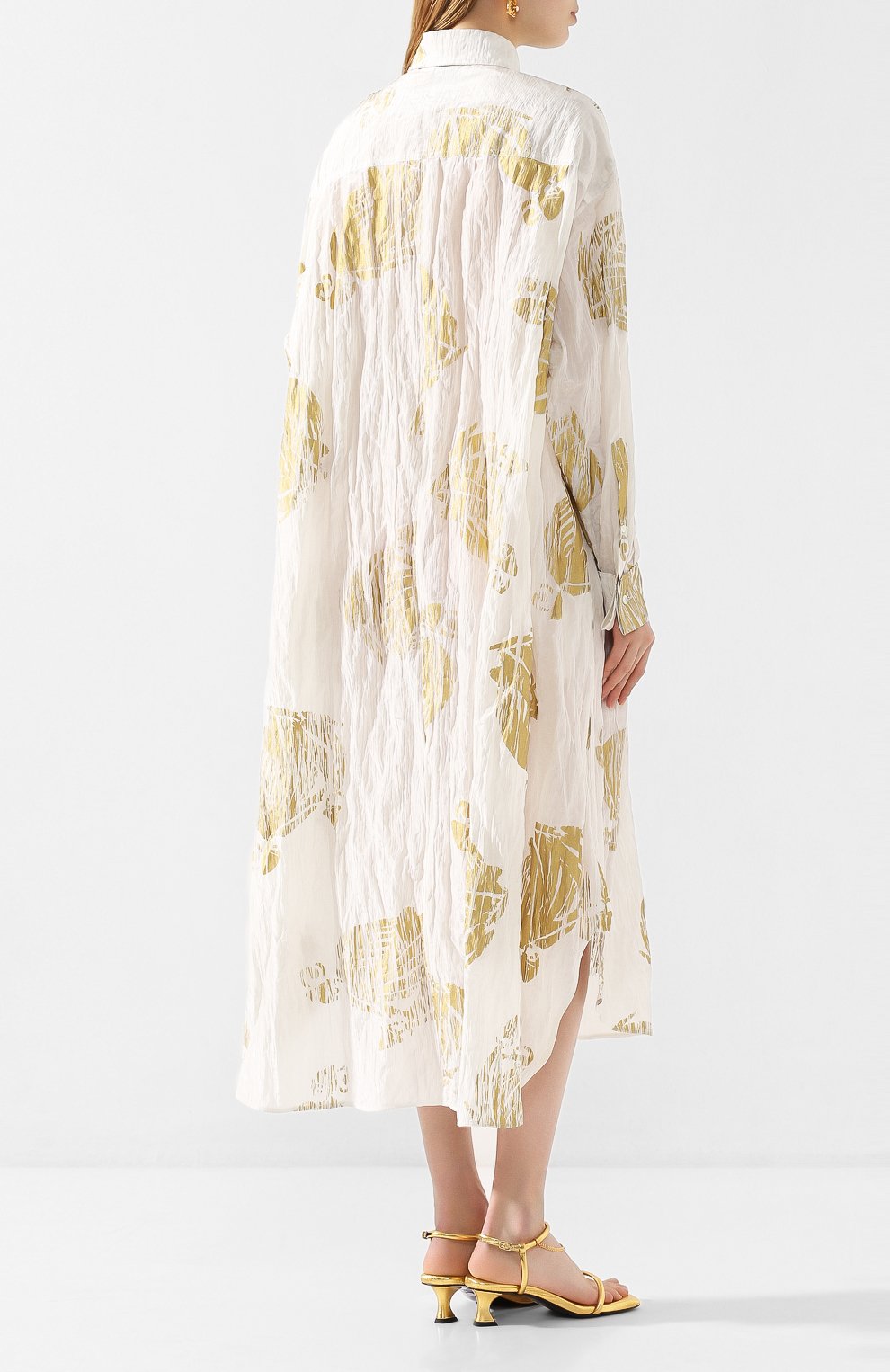 Платье из смеси хлопка и шелка LANVIN, арт. RW-DR361I-4512-E20, фото 4