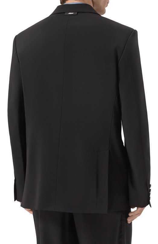 Шерстяной пиджак MSGM 3840MG05/257127 Чёрный  3840MG05/257127 Фото 6