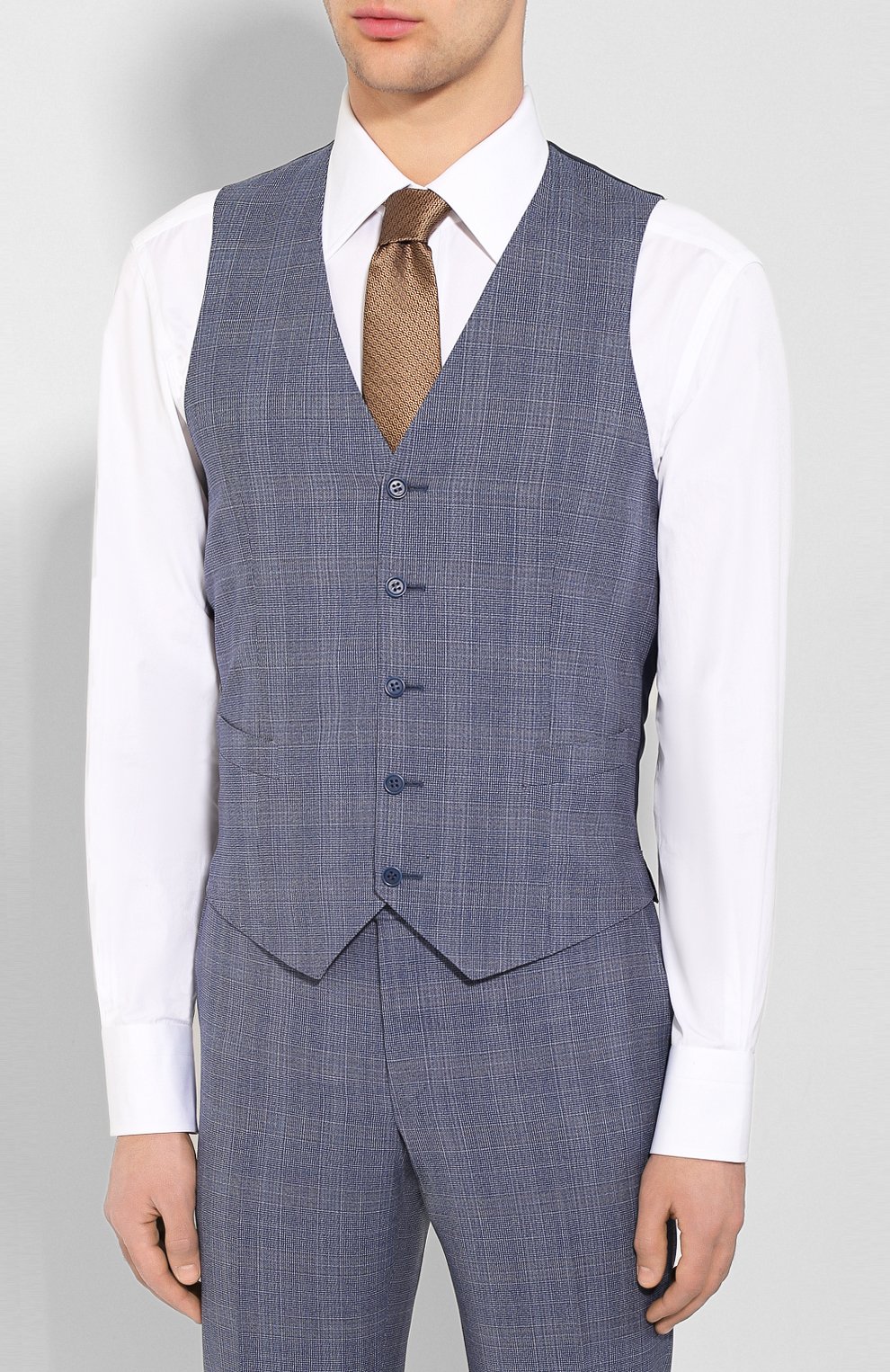 Шерстяной костюм-тройка CANALI, арт. 11280/19/BR02047, фото 4