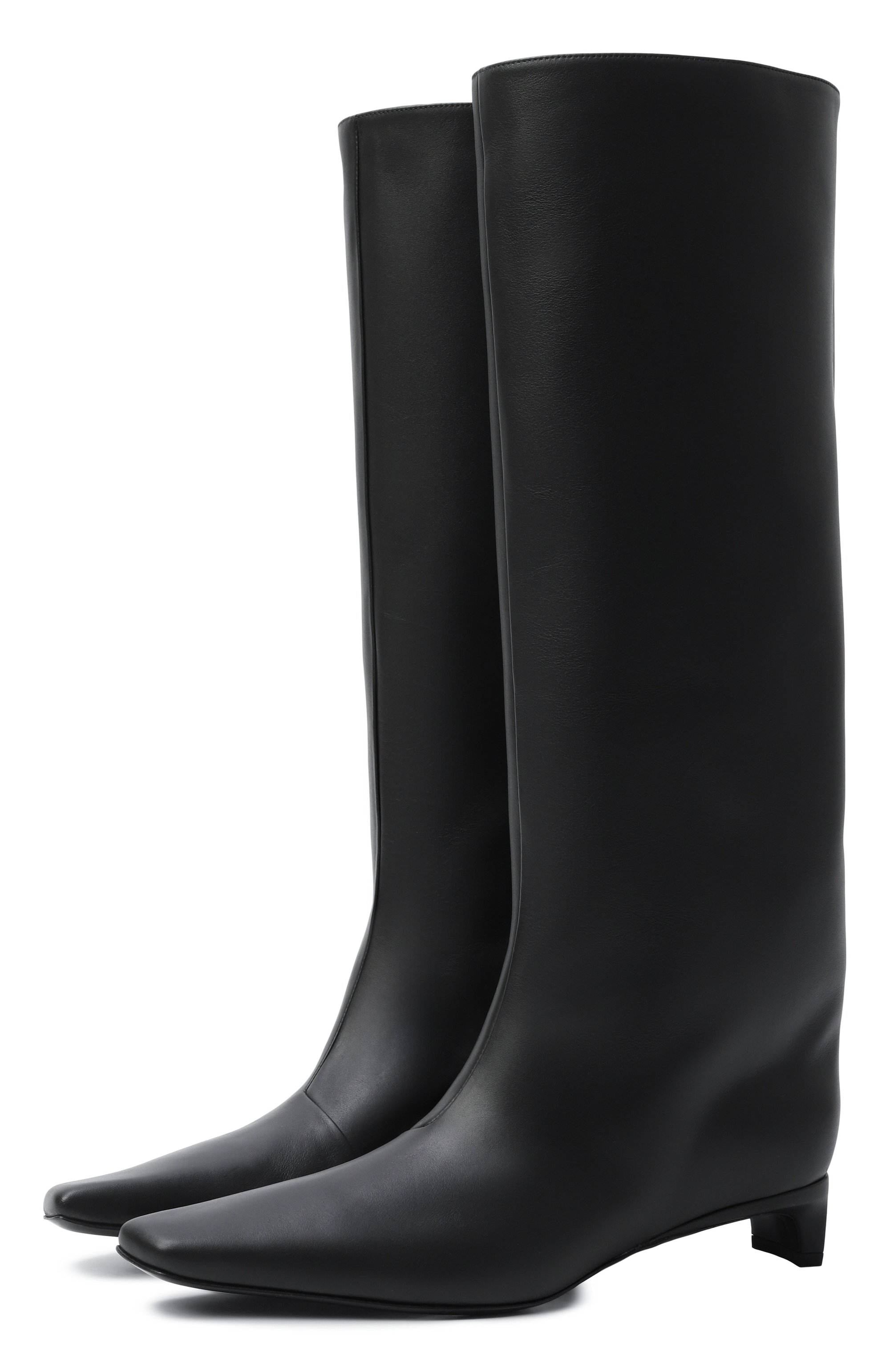 Кожаные сапоги haven 35 LOULOU DE SAISON черного цвета по цене 109500 руб., арт. HAVEN, фото 1 Кожаные сапоги haven 35 LOULOU DE SAISON, арт. HAVEN, фото 1