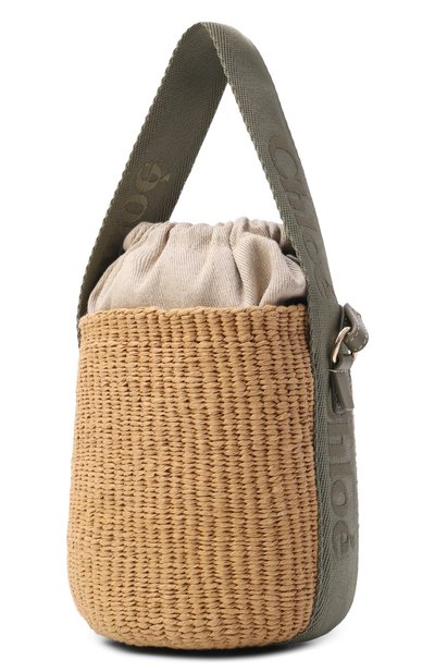 Сумка chloé x mifuko woody small CHLOÉ, арт. CHC23AS381L18, фото 4