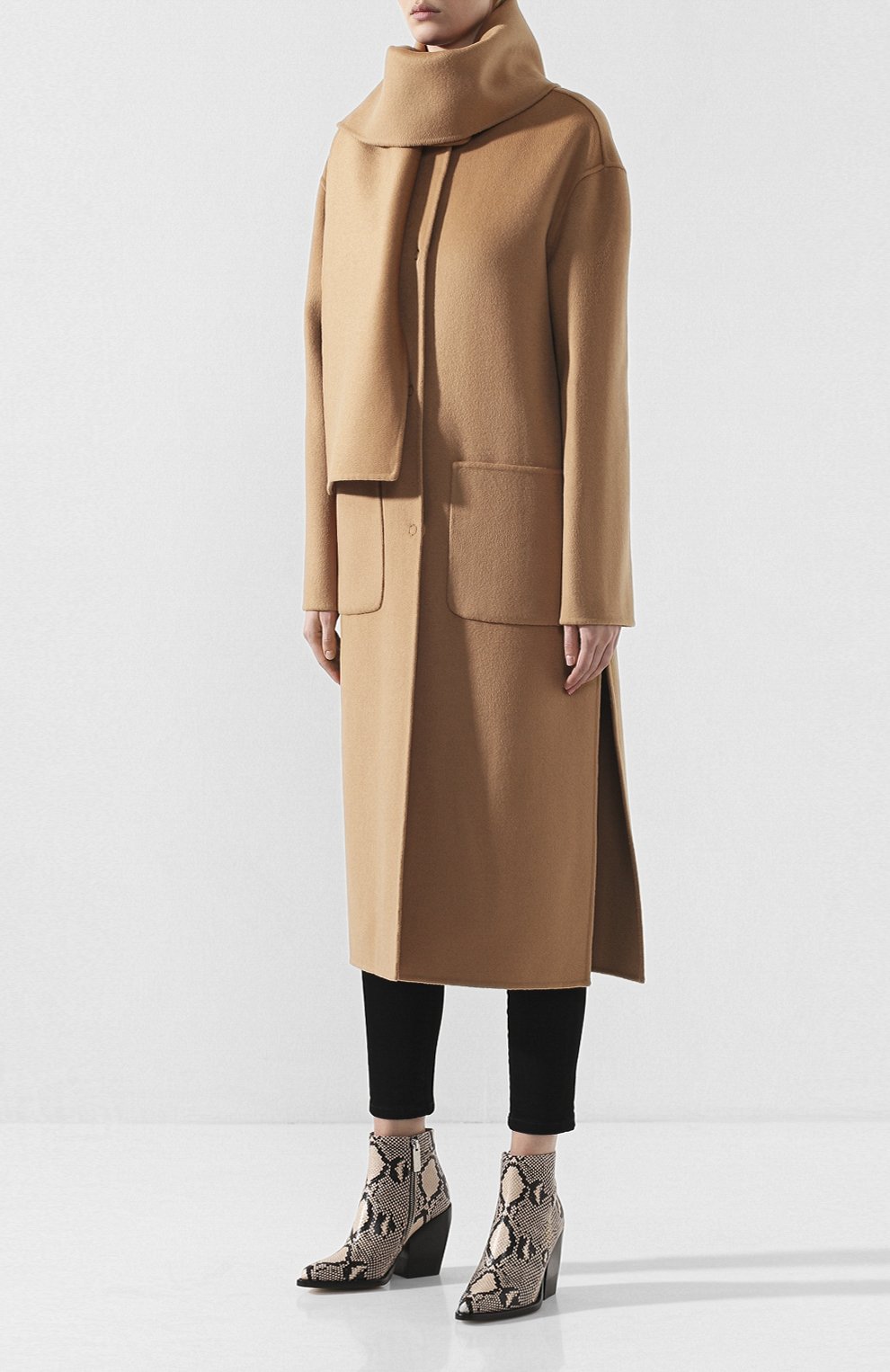 Шерстяное пальто ERMANNO ERMANNO SCERVINO бежевого цвета по цене 85000 руб., арт. 45T CP02 VIN, фото 3 Шерстяное пальто ERMANNO ERMANNO SCERVINO, арт. 45T CP02 VIN, фото 3