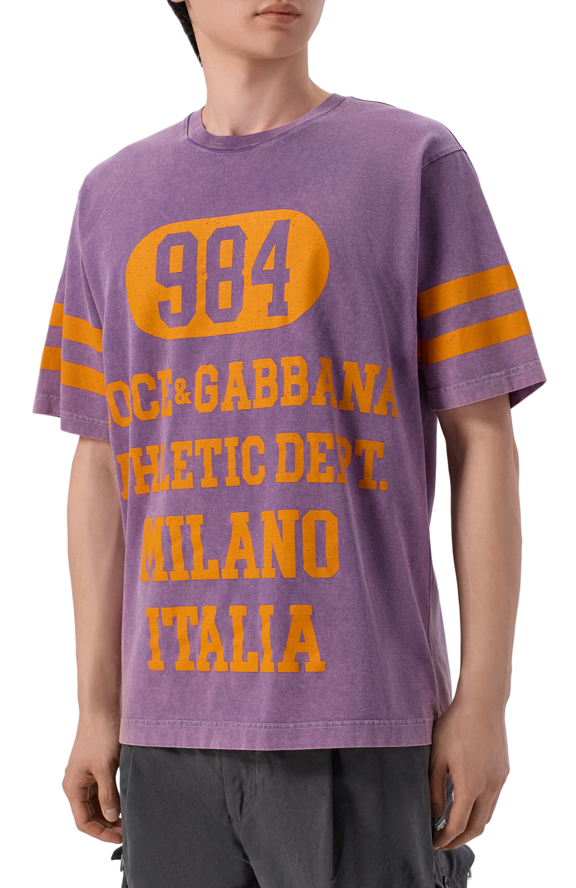 Хлопковая футболка DOLCE & GABBANA, арт. G8PN9T/G7P0H, фото 3