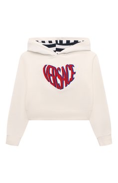 Хлопковое худи VERSACE, арт. 1005239/1A09693/8A-14A, фото 1