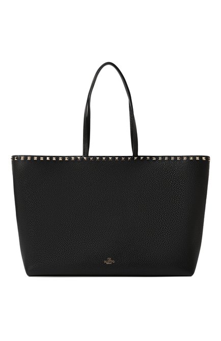 Женская сумка-тоут rockstud VALENTINO черного цвета по цене 0 руб., арт. 5W2B0B70/VSF | Фото 1