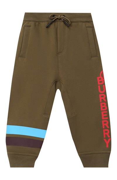 Хлопковые джоггеры BURBERRY, арт. 8032637, фото 1