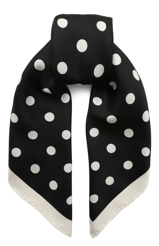 Шелковый платок Valentino 7W0EI114/XBQ Чёрно-белый 7W0EI114/XBQ