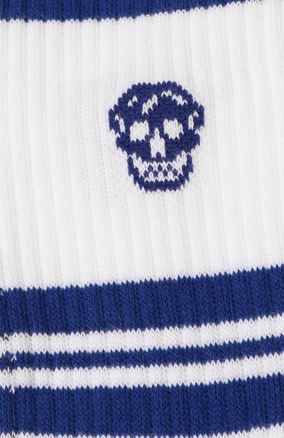 Хлопковые носки ALEXANDER MCQUEEN, арт. 573458 4C05Q, фото 2