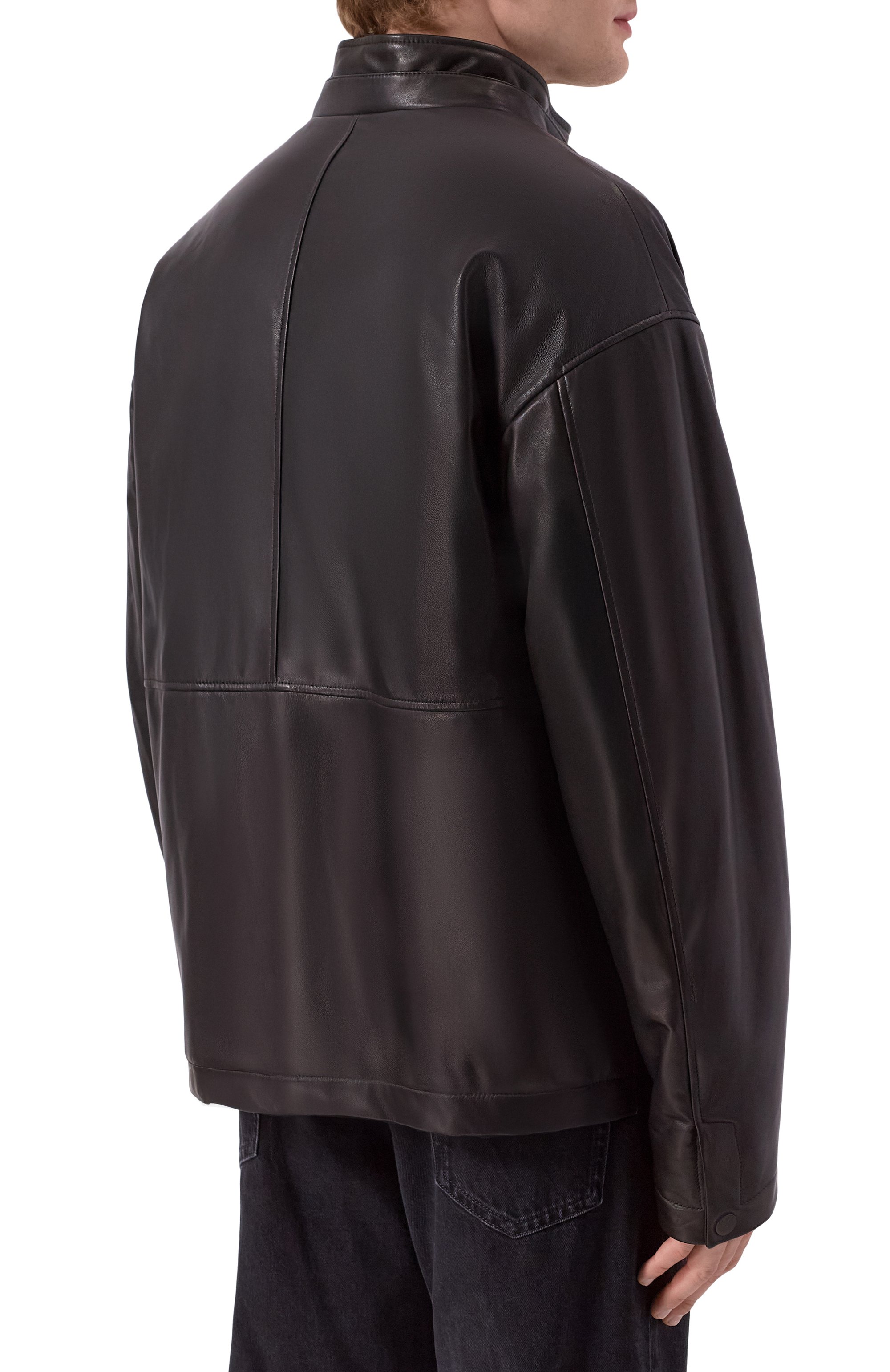 Кожаная куртка MVST черного цвета по цене 445500 руб., арт. M25.1PM.B004/CREAM NAPPA, фото 6 Кожаная куртка MVST, арт. M25.1PM.B004/CREAM NAPPA, фото 6