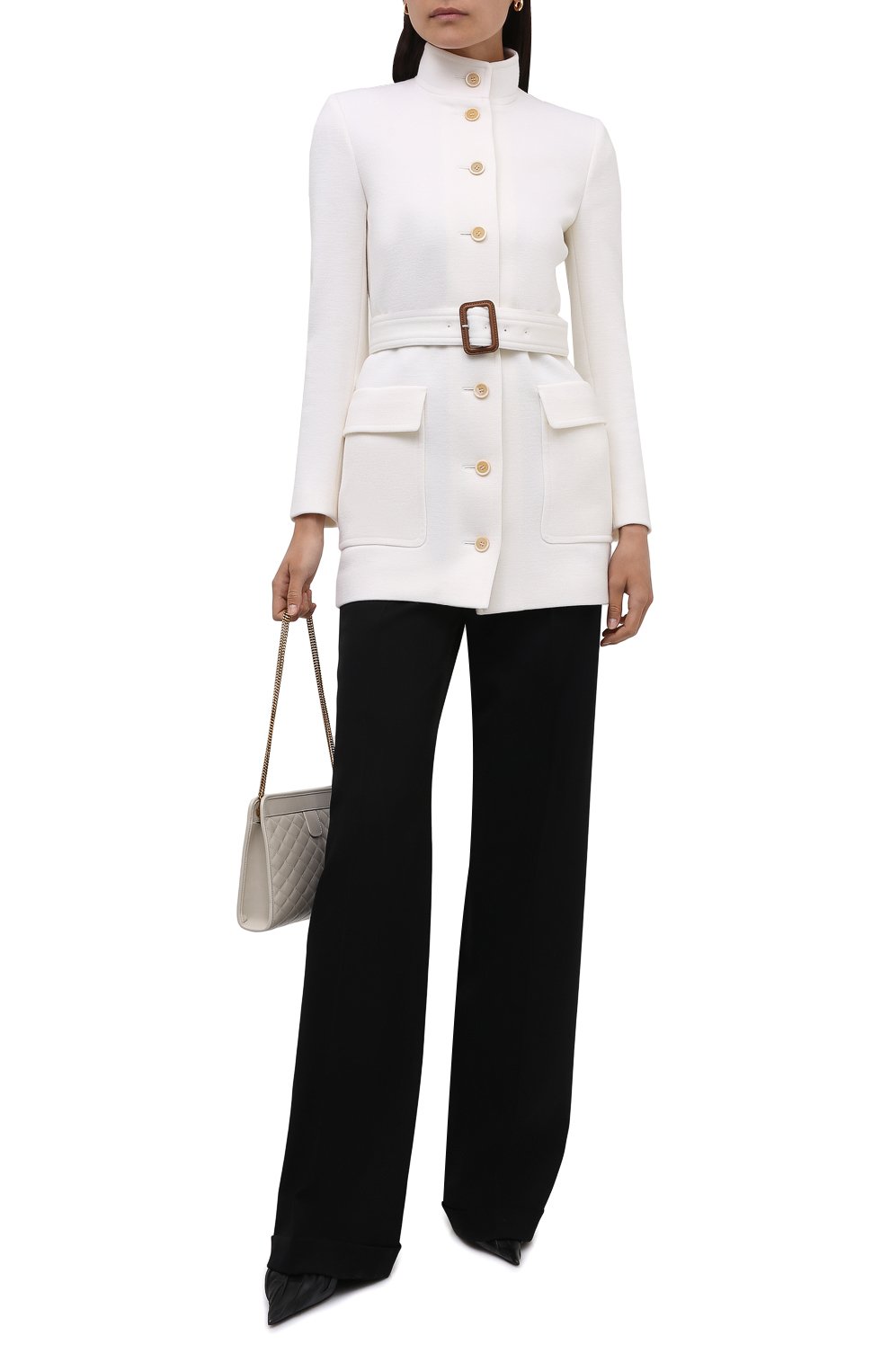 Шерстяной жакет SAINT LAURENT, арт. 659808/Y288V, фото 2