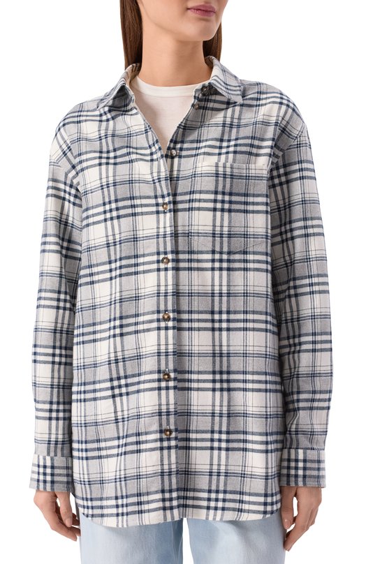 Хлопковая рубашка 12 STOREEZ 135319 Голубой  135319 Фото 3