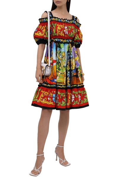 Хлопковое платье DOLCE & GABBANA, арт. F65H9T/GDS11, фото 2