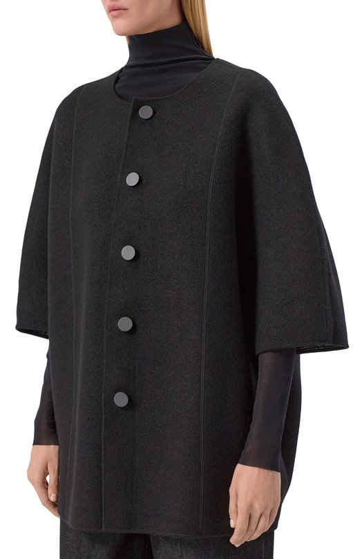Двустороннее пальто из шерсти и хлопка Emporio Armani EW001235/AF18163 Серый  EW001235/AF18163 Фото 6