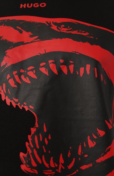 Хлопковая футболка HUGO, арт. 50493058, фото 5