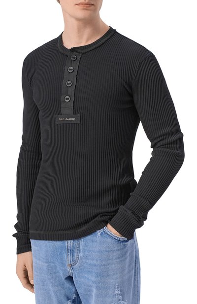 Хлопковый джемпер DOLCE & GABBANA, арт. G8TF3T/HU7WR, фото 3